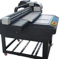 Audley-impresora de inyección de tinta digital TX800 UV 9060, máquina de impresión de vidrio con 2 cabezales y 3 cabezales, precio con cama de vacío CE