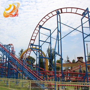 Parque <span class=keywords><strong>de</strong></span> diversiones atracciones al aire libre 24 p montaña rusa para venta - Product Image 3