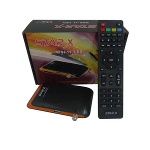 Receptor star x mini hd, suporta 5000 canais, programas de tv e rádio