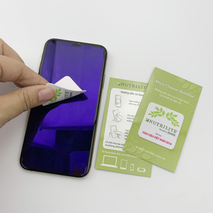 Advertising Sticky Screen Wipe Sticker for Mobile Phone