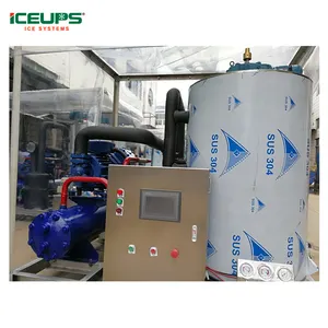 10 Tons flake ice maker for big fish boat seawater ice making machine