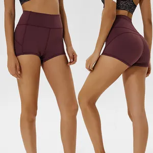 Pantalones cortos de Yoga para mujer, ropa deportiva para correr, Sexy, a la medida