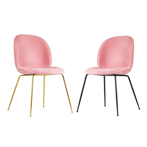 Cómodo de silla tapizados de Metal piernas escarabajo silla con <span class=keywords><strong>Grey</strong></span> de comedor de cuero habitación escarabajo sillas - Product Image 3