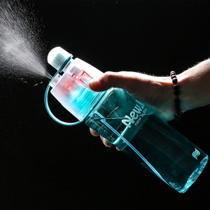 Online Online Shop BPA Free Creative Button Mist <strong>Spray</strong> <strong>Drinking</strong> <strong>Bottle</strong> Portable Atomizing Professional Sports Dual-use <strong>Bottle</strong> - Product Image 5