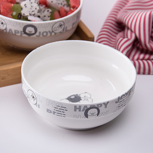 Ventas de la Fábrica de la <span class=keywords><strong>vajilla</strong></span> vegetal barato blanco ensalada de cerámica, tazón de fuente de - Product Image 1