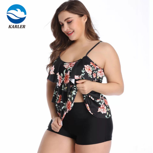 <span class=keywords><strong>De</strong></span> las señoras <span class=keywords><strong>de</strong></span> moda corto mono <span class=keywords><strong>trajes</strong></span> <span class=keywords><strong>de</strong></span> <span class=keywords><strong>baño</strong></span> nuevo tamaño grande <span class=keywords><strong>Tankini</strong></span> <span class=keywords><strong>para</strong></span> las mujeres - Product Image 3