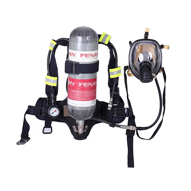 6.8L,9L,12L scba portatile pompiere Drager ossigeno respiratore prezzo di fabbrica