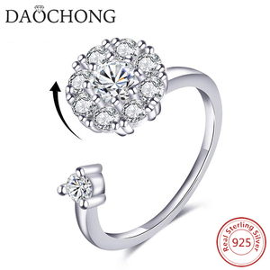 925 Sterling Silver Fidget <strong>Ring</strong> Jewelry Women <strong>Anxiety</strong> <strong>Spinner</strong> <strong>Rings</strong> Secret Fidget Toys Relieving Boredom ADHD Autism for Teens - Product Image 3