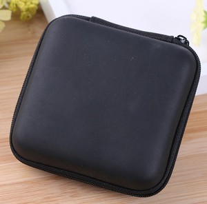 10 cm * 10 cm * <span class=keywords><strong>3</strong></span> cm वर्ग पोर्टेबल ईवा हाथ बैग मामले ईरफ़ोन earbuds केबल डोरियों के लिए बैग - Product Image 2
