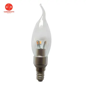 E10 E11 E12 E14 E17 E27 B15 B22 3W 4W 5W 6W Dimmable LED bombilla LED lámpara de la vela llevó la luz del globo