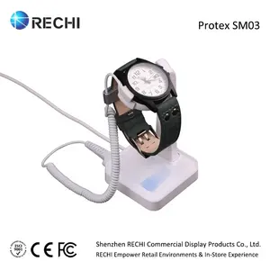 RECHI 소매 디스플레이 보안 스탠드 홀더 알람 스마트 시계 오픈 디스플레이 Protex SM03