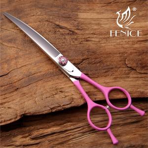 Forbici per <span class=keywords><strong>Toelettatura</strong></span> <span class=keywords><strong>Animali</strong></span> Fenice 7.0'' 7.5'' 8.0'' in Acciaio Inossidabile Giapponese 440C, Cesoie Curve per <span class=keywords><strong>Toelettatura</strong></span> - Product Image 3