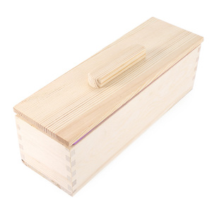 Moule à savon rectangulaire en <span class=keywords><strong>silicone</strong></span> facile à nettoyer, moules à savon durables de grande taille, résistant à la chaleur, moule à savon en <span class=keywords><strong>silicone</strong></span> avec boîte en <span class=keywords><strong>bois</strong></span> - Product Image 4