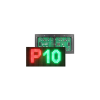 Module mené par DIP simple extérieur de couleur rouge d'affichage mené par publicité fixe extérieure de P10 SMD