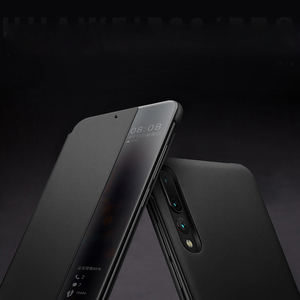 Slim Auto Sleep Wake Cuoio di Vibrazione Smart View Window Copertura Della Cassa Del Telefono Per <span class=keywords><strong>Huawei</strong></span> Caso di <span class=keywords><strong>P20</strong></span> - Product Image 6