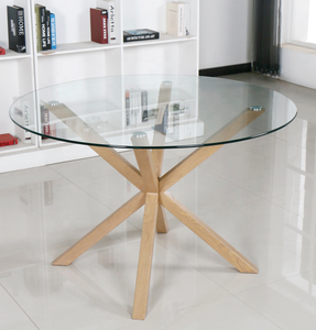<span class=keywords><strong>Table</strong></span> à <span class=keywords><strong>manger</strong></span> <span class=keywords><strong>en</strong></span> <span class=keywords><strong>verre</strong></span> trempé transparent, forme <span class=keywords><strong>ronde</strong></span>, nouveau design, livraison gratuite - Product Image 1