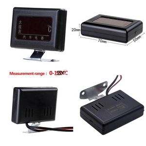 12V 24V के लिए यूनिवर्सल डिजिटल पानी का तापमान गेज कार + पानी का तापमान संवेदक सिर प्लग 10MM 12 14 MM 16MM 17MM 21MM - Product Image 4