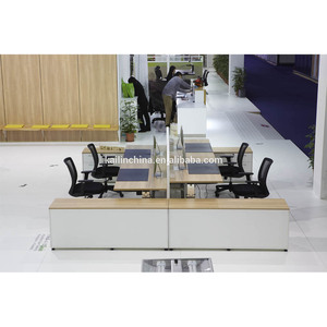 Muebles de oficina de alta calidad precio de fábrica personalizada elegante <span class=keywords><strong>abierto</strong></span> 4 asientos estación - Product Image 1