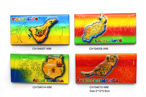 Imán de refrigerador de madera 3d para viaje, Gran canaria, Fuerteventura, isla española - Product Image 3