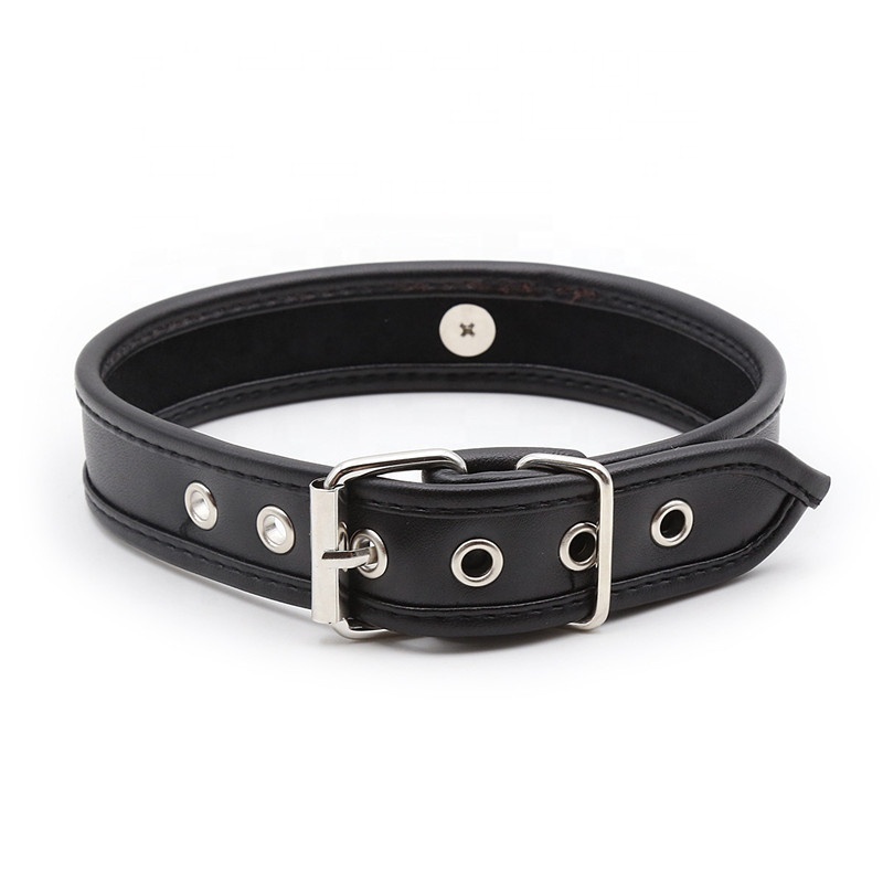 Anneau de cou de Collier Roleplay Réglable Ceinture Esclave SM Bondage