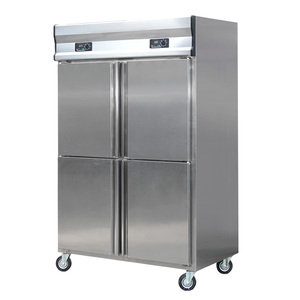 ตู้แช่แข็งครึ่งตู้แช่เย็นครึ่ง ยี่ห้อ HUAER Commercial Hotel รุ่น Vertical Ss304 - Product Image 1