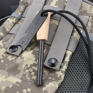 <span class=keywords><strong>Briquet</strong></span> bois d'extérieur en silex, <span class=keywords><strong>briquet</strong></span> en acier d'urgence, pour Camping et randonnée - Product Image 3