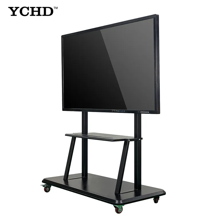 Ychd 70 "86" 98 "インチのタッチスクリーン液晶オールインワンアンドロイド無線lanボード4 18k画面インタラクティブホワイトボード