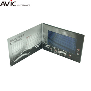 Usine vente directe Lcd Lecteur Vidéo <span class=keywords><strong>Carte</strong></span> D'instruction 7 pouces Anniversaire <span class=keywords><strong>carte</strong></span> De Vœux Vidéo Brochure - Product Image 5