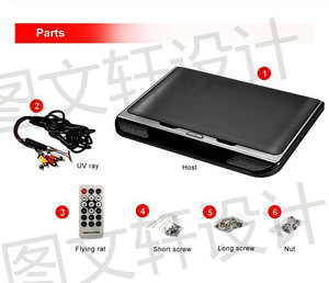 Pantalla táctil de 15,6 pulgadas Universal Car Roof Mount Video Mp5 con Gps BT - Product Image 4