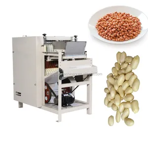 Kikkererwten tuinboon moer pinda peeling machine nat linze arachide amandel soja peeling machine met goede kwaliteit