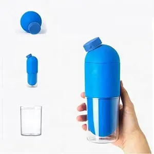 Unique design biodégradables Capsule En Plastique bouteille d'eau