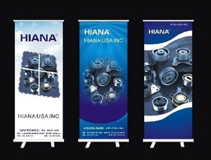 PVC imágenes portátil material 60*160 roll up soporte de la bandera para la promoción - Product Image 5