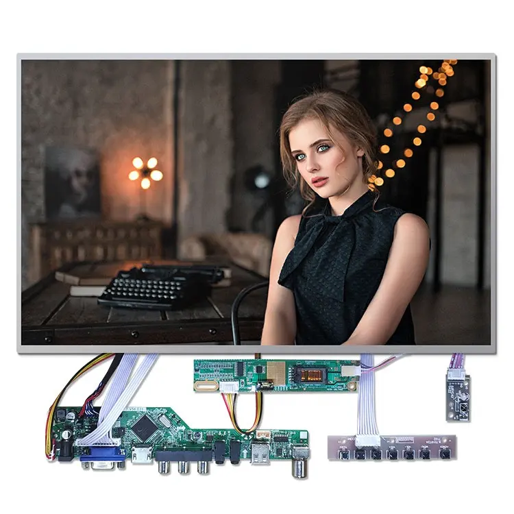 15.4 inch lcd 30 pins connector U disk reclame functie panel board 15.4 ''lvds 1280x800 lcd-scherm panel