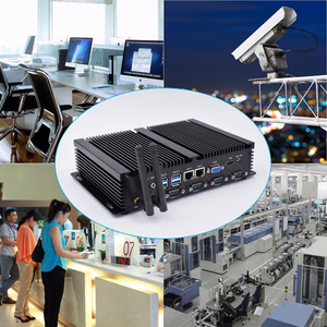 Không quạt công nghiệp pc <span class=keywords><strong>Intel</strong></span> Celeron 1007U <span class=keywords><strong>1037U</strong></span> core i5 3317 dual Core 2 Ghz <span class=keywords><strong>CPU</strong></span> 4COM RS232 siêu mini pc - Product Image 1