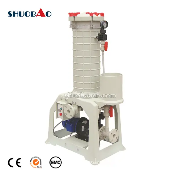 Hot Sales SHUOBAO Acid Resistance Chromic Acid Plating Filter Machine