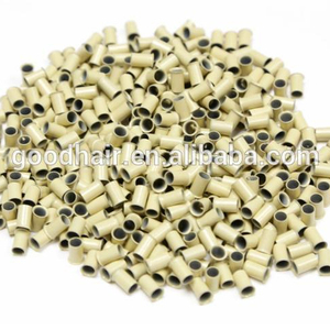 tube de cuivre perles de <span class=keywords><strong>cheveux</strong></span> humains extensions micro anneaux 1000 pcs par bouteille 4 couleurs pour choisir - Product Image 1