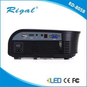 RD-805B mini projecteur 50 W portable <span class=keywords><strong>full</strong></span> <span class=keywords><strong>HD</strong></span> <span class=keywords><strong>1080</strong></span> <span class=keywords><strong>p</strong></span> LED micro projecteur avec HDMI/USB/VGA/AV de Rigal - Product Image 5