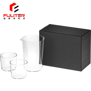 Lujo negro vaso de cerveza <span class=keywords><strong>pinta</strong></span> compartimiento caja de regalo de cartón con tapa - Product Image 2