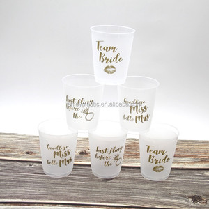 Gobelets de <span class=keywords><strong>mariage</strong></span> personnalisés, gobelets flexibles en plastique de 16oz pour fête - Product Image 4