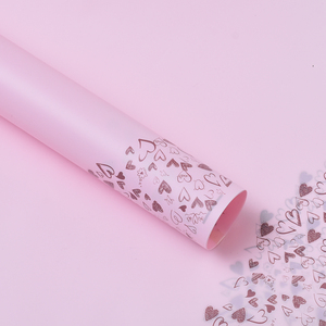 PP-HSZ-ZJA étanche fleuristes emballage imprimé coloré décoré en plastique <span class=keywords><strong>cellophane</strong></span> <span class=keywords><strong>papier</strong></span> d'emballage pour fleurs cadeau - Product Image 5