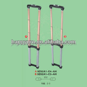 Poignée de <span class=keywords><strong>chariot</strong></span> à bagages accessoires pièces poignée télescopique tige unique <span class=keywords><strong>chariot</strong></span> - Product Image 1