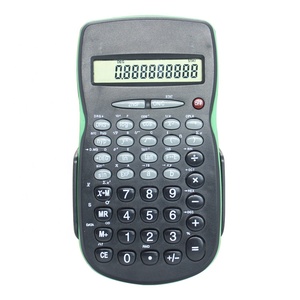 Mini calculatrice scientifique de poche à ligne LCD unique à 10 chiffres Appareil d'étudiant primaire à 56 fonctions alimenté par batterie en plastique - Product Image 2