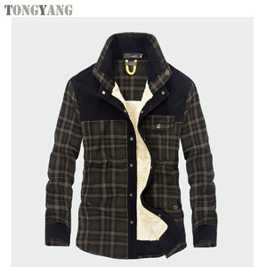 <span class=keywords><strong>Camicia</strong></span> TONGYANG da <span class=keywords><strong>uomo</strong></span> camicie Casual in pile di lana invernale caldo e spesso camicie in <span class=keywords><strong>velluto</strong></span> a <span class=keywords><strong>coste</strong></span> Camisa mascolina Chemise - Product Image 4