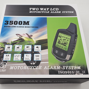 Chất Lượng Cao LCD Từ Xa Hai Cách Xe Máy Báo Động Với Động Cơ Từ Xa Bắt Đầu - Product Image 2