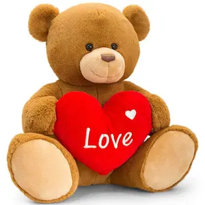 Hot Selling 100% Pp Stuffing, or Hot Selling All Types Stuffed Teddy Bear with Heart Toys 6 Feet Colorful custom plush toy