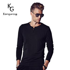 Logotipo de impresión personalizado básica de cuello redondo de algodón de <span class=keywords><strong>manga</strong></span> <span class=keywords><strong>larga</strong></span> blanco múltiples colores camisetas - Product Image 3