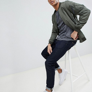 Personnalisé Offre Spéciale Hommes Qualité Nylon Fermeture Éclair Bomber Veste hommes baseball veste uniforme - Product Image 2