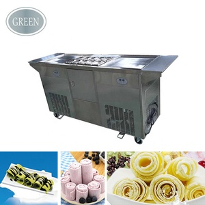 Pas cher prix congélation rapide double carré plat machine à crème glacée <span class=keywords><strong>frite</strong></span> avec 10 réservoirs - Product Image 3