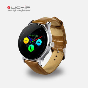 LICHIP nuevo artículo apoyo IOS y android pantalla redonda K88H reloj inteligente - Product Image 5