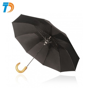 2 <span class=keywords><strong>Folding</strong></span> Tự Động Khuyến Ô Lớn Với Tay Cầm Cong Bằng Gỗ - Product Image 3